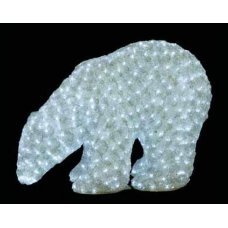 Χριστουγεννιάτικη Φωτιζόμενη Ακρυλική Αρκούδα με 750 LED (55cm)